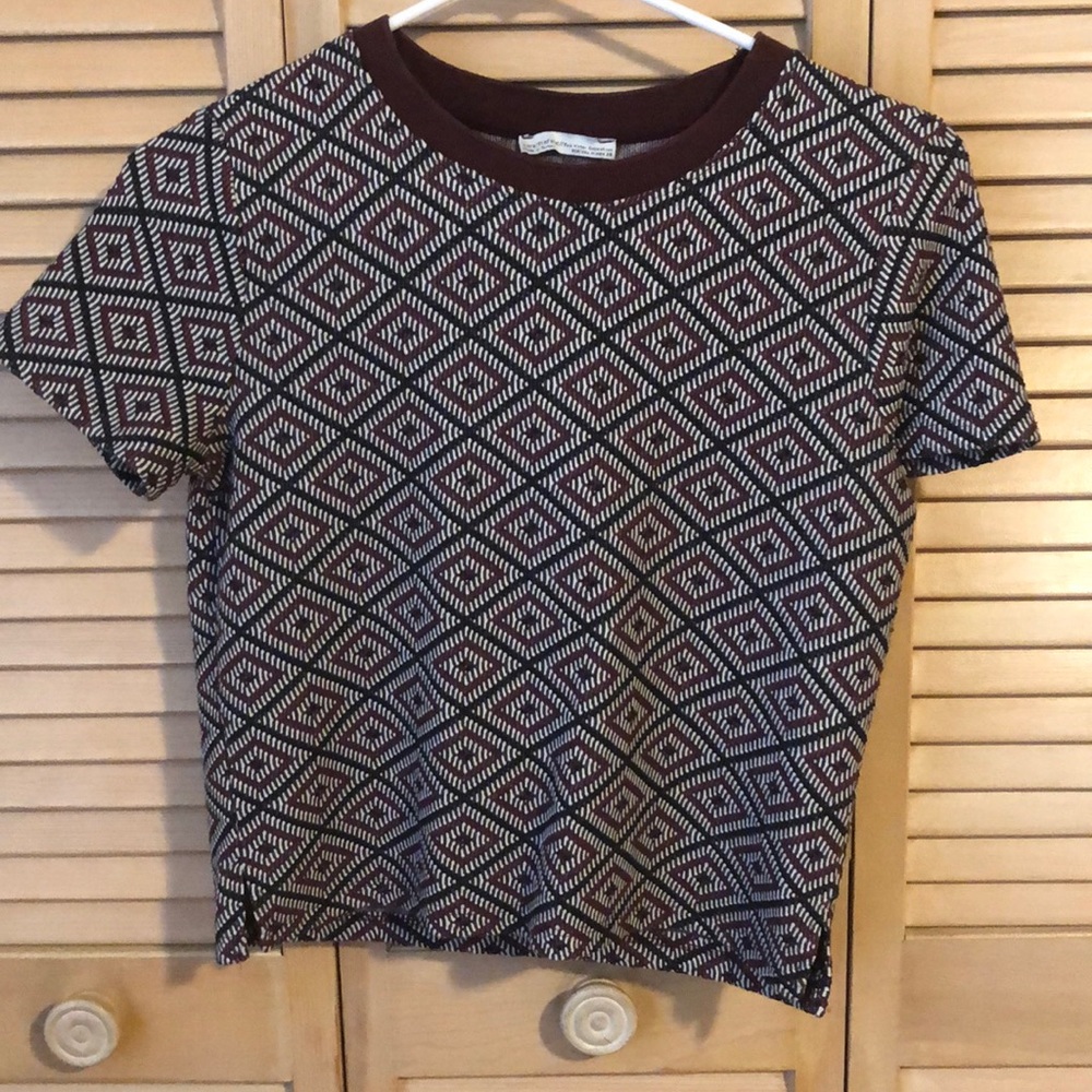 Asymmetrical zara shirt